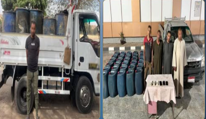 ضبط 5 متهمين بتجميع 4.6 طن سولار لبيعها في السوق السوداء